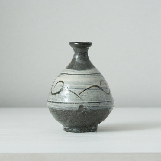 YN35 矢野直人 絵刷毛目徳利