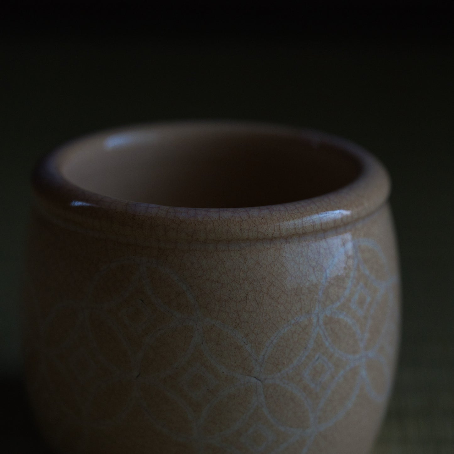 UXYT10 吉野桃李 萩七宝蓋置