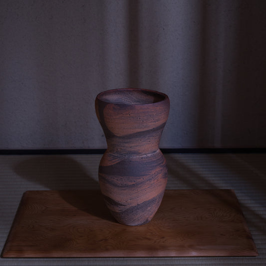 SMA9 花器ハケメ 坂倉正紘