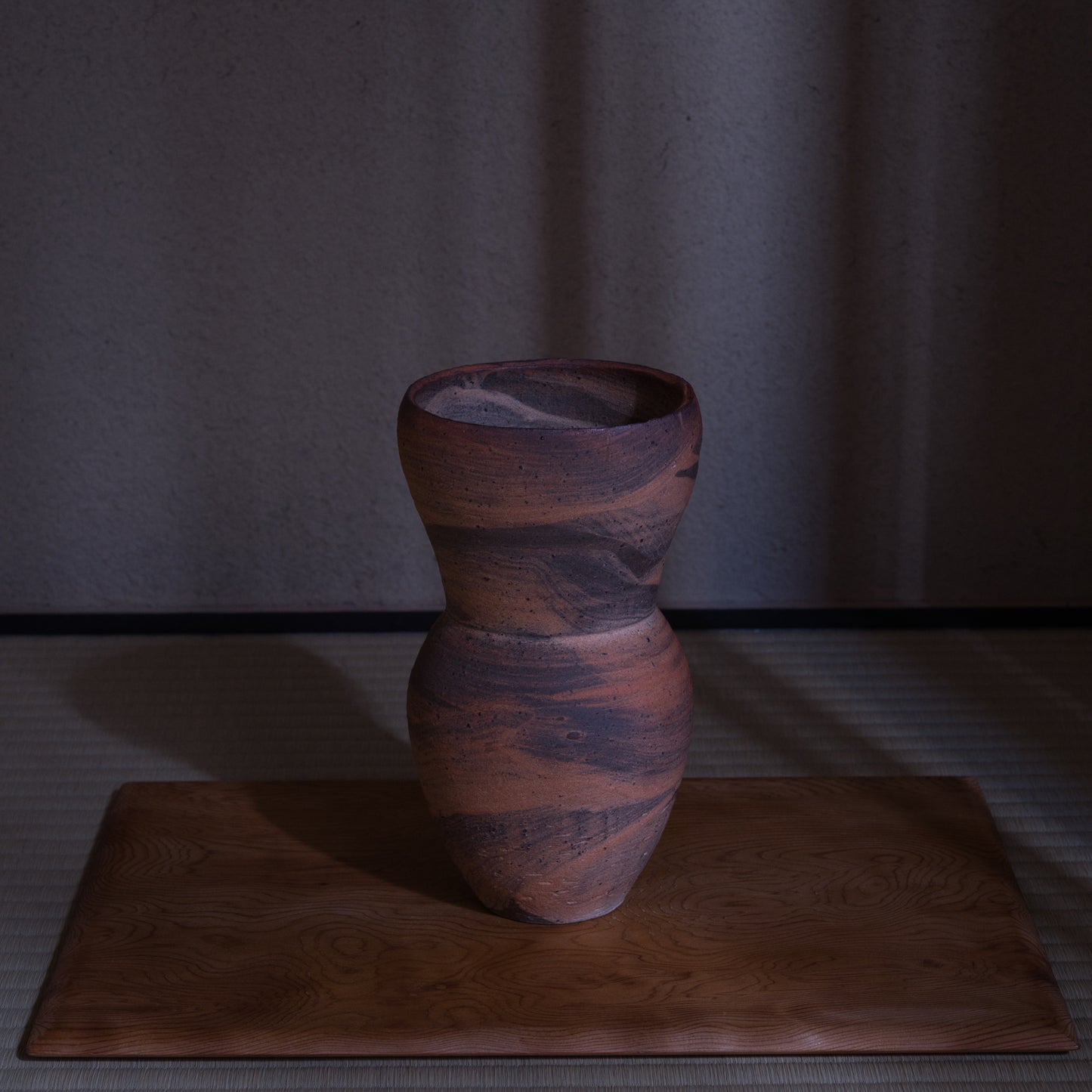 SMA9 花器ハケメ 坂倉正紘