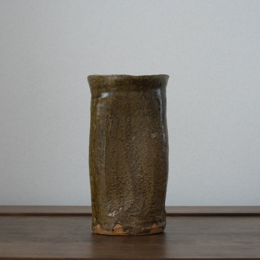 IMEX m6 黄唐津花入 明賀亘史