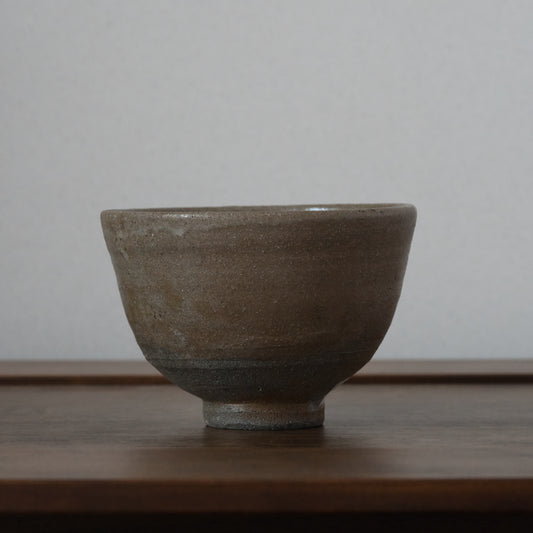 IMEX i8 Smoked Karatsu Tea Bowl by Yoshihisa Ishii
