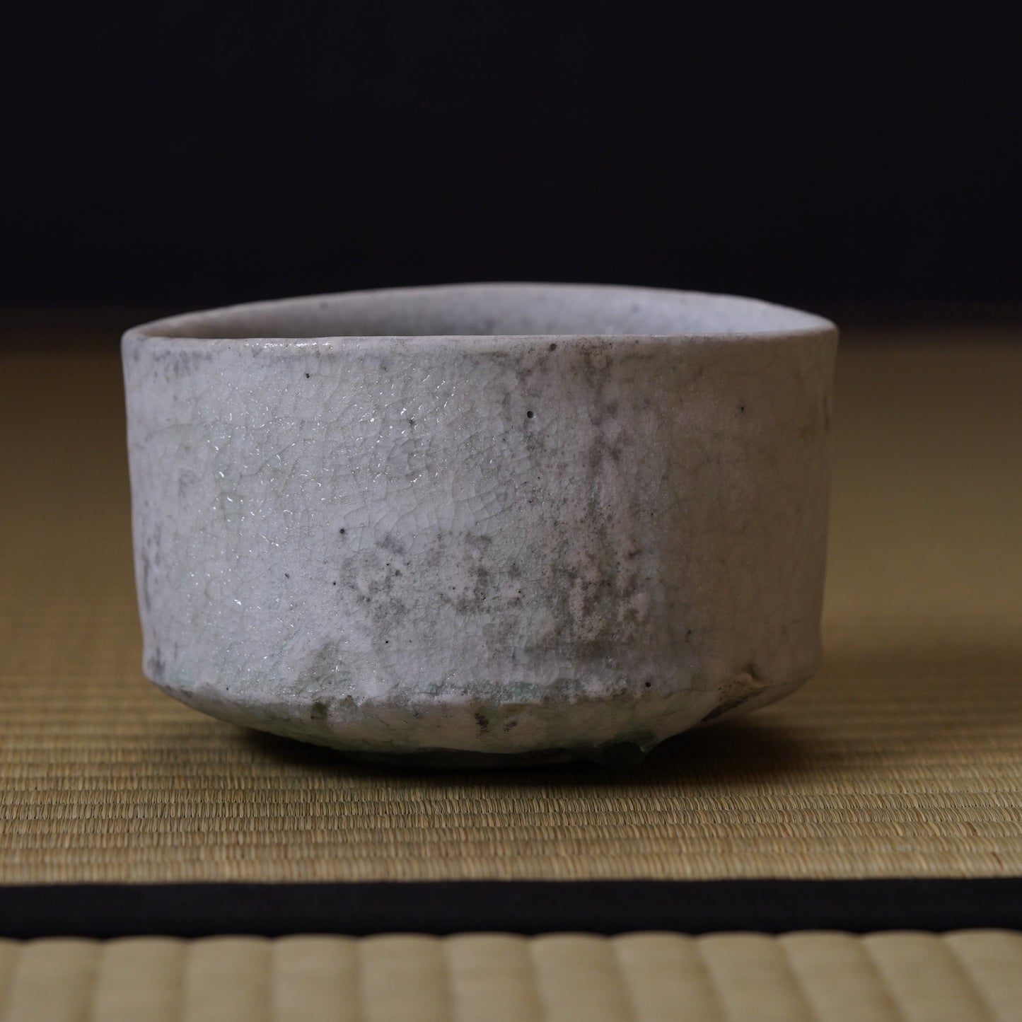 TY2 白志野茶碗 共箱 辻村唯