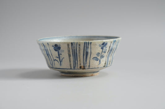 MMKY096 陶胎染付小鉢 村上三和子×梶原靖元