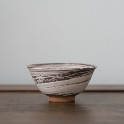萩三島数茶盌(5客セット)  吉野桃李
