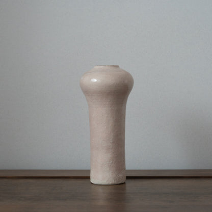 YTEX 萩粉引花入  吉野桃李