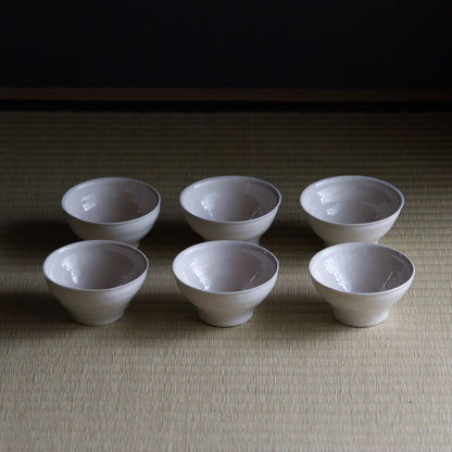 UXTQ20 谷穹 白瓷　汲出6客組