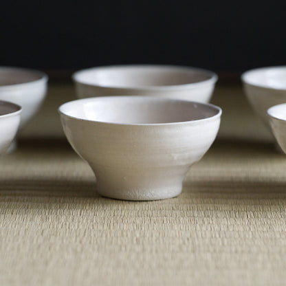 UXTQ20 谷穹 白瓷　汲出6客組