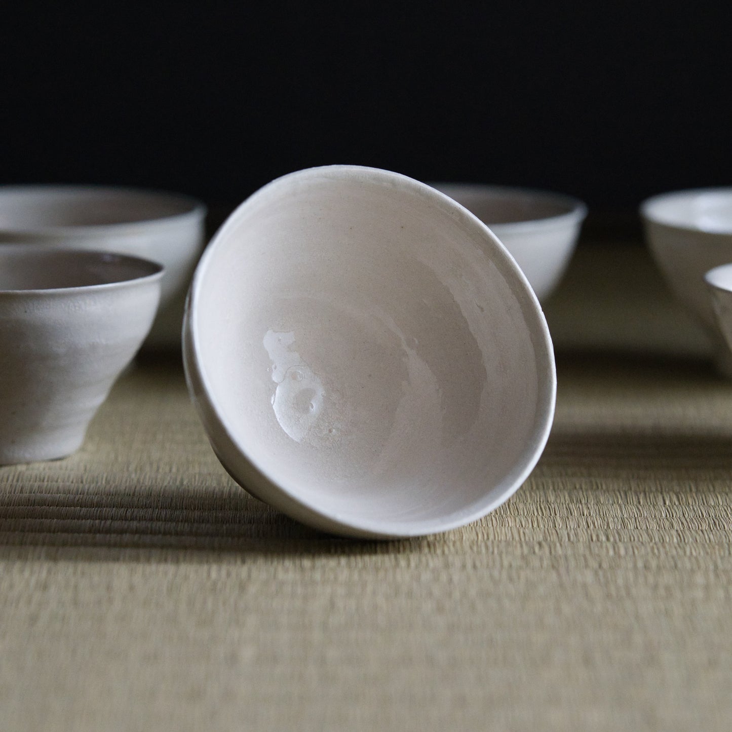 UXTQ20 谷穹 白瓷　汲出6客組