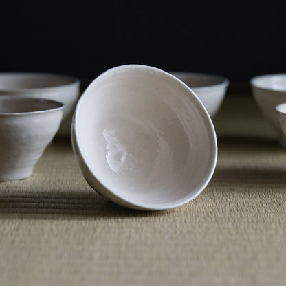 UXTQ20 谷穹 白瓷　汲出6客組