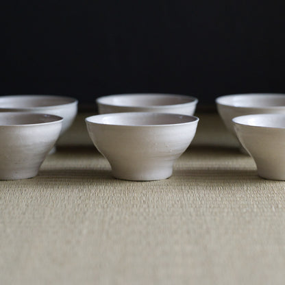 UXTQ20 谷穹 白瓷　汲出6客組