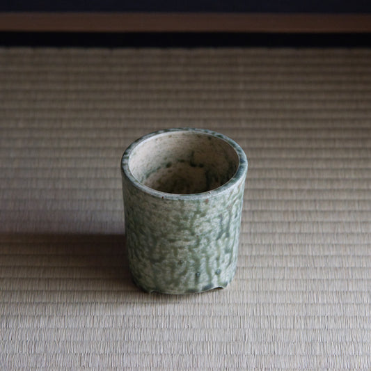 UXTQ7 谷穹 緑釉　火入