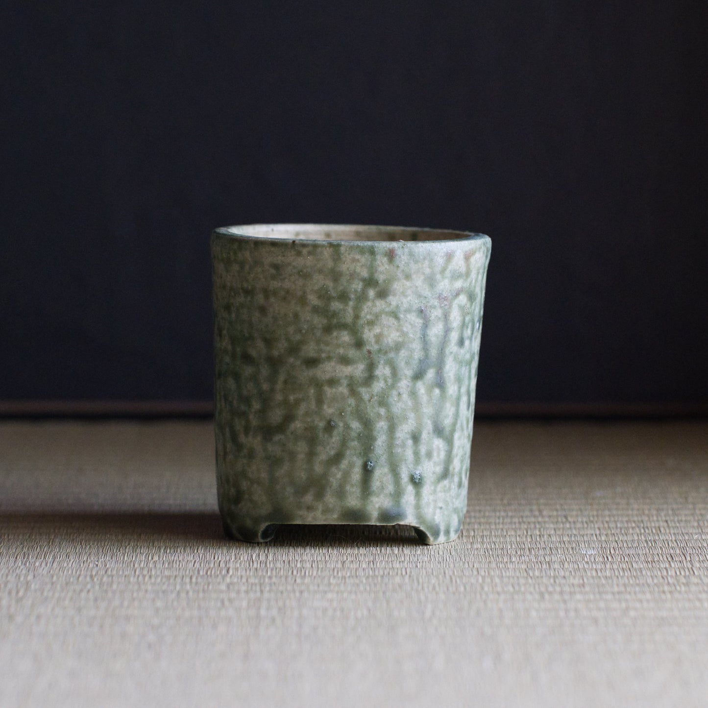 UXTQ7 谷穹 緑釉　火入