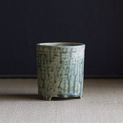 UXTQ7 谷穹 緑釉　火入