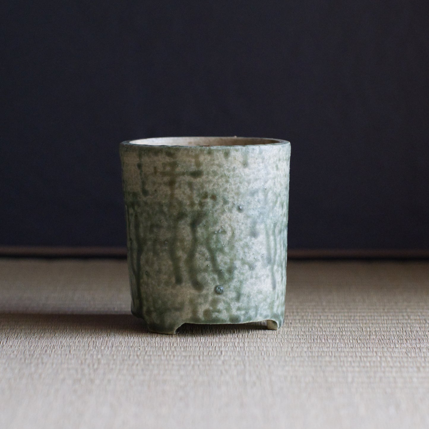 UXTQ7 谷穹 緑釉　火入