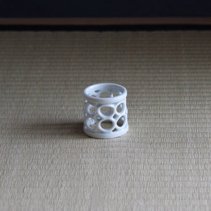 UXSM5 志村睦彦 白磁丸蓋置