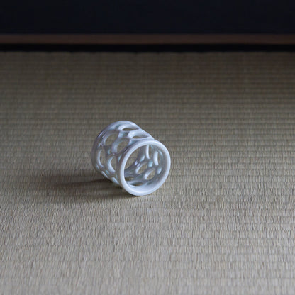 UXSM5 志村睦彦 白磁丸蓋置