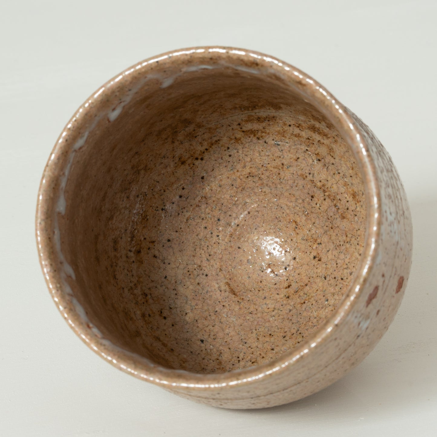 Tori Yoshino｜Hagi Daidou split foot tea bowl