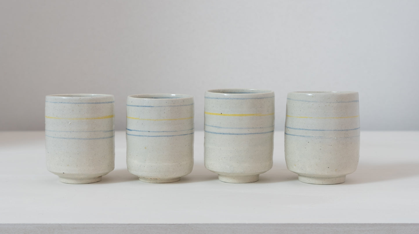 石井義久　輪線湯呑 (B)