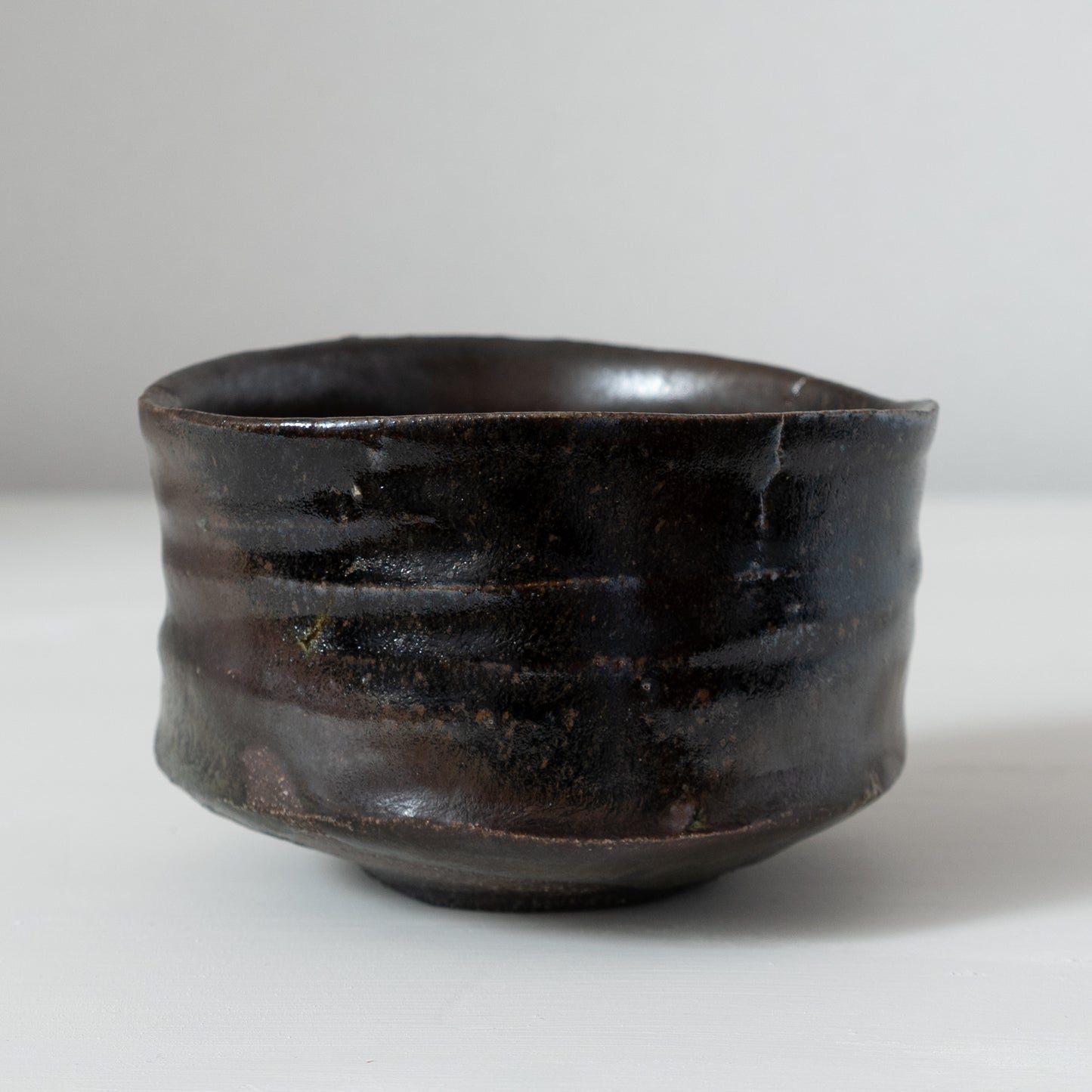 明賀亘史　黒唐津茶碗