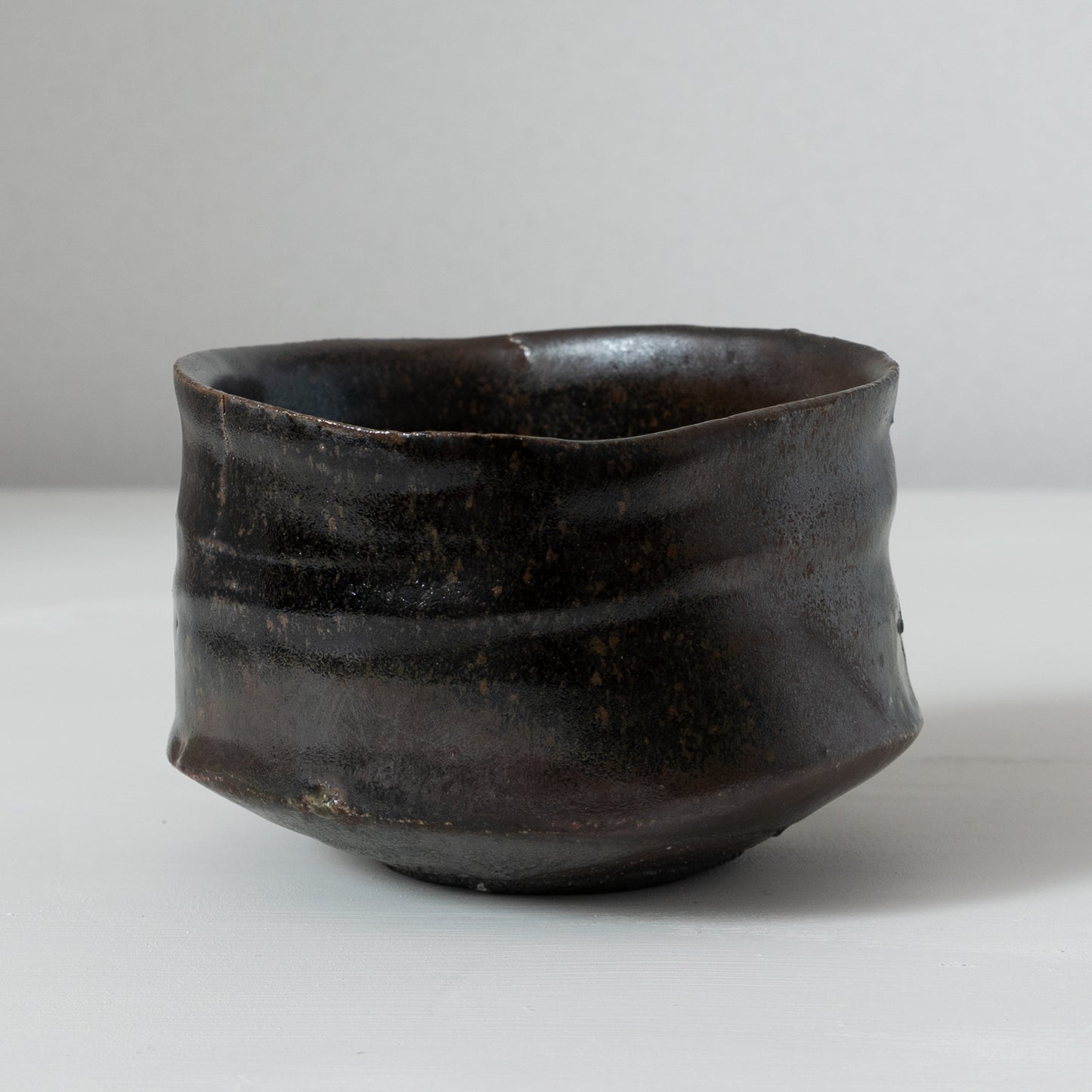 明賀亘史　黒唐津茶碗