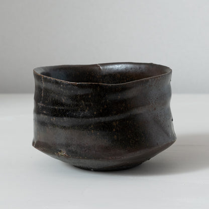 明賀亘史　黒唐津茶碗