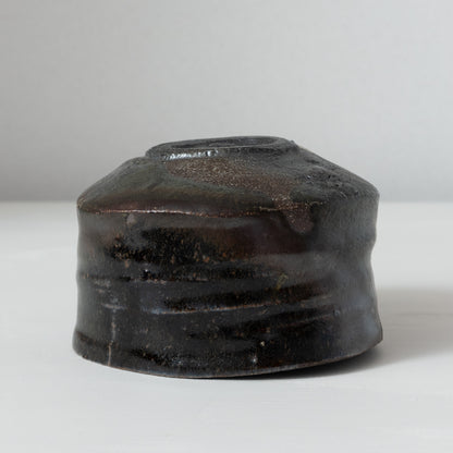 明賀亘史　黒唐津茶碗