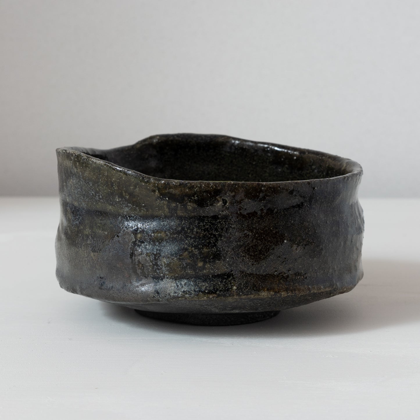 明賀亘史　黒唐津茶碗