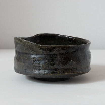 明賀亘史　黒唐津茶碗
