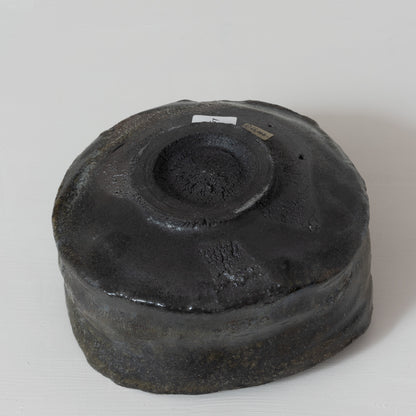 明賀亘史　黒唐津茶碗