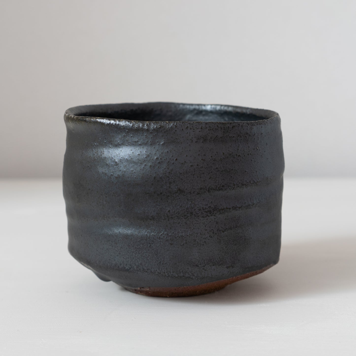 明賀亘史　黒唐津茶碗