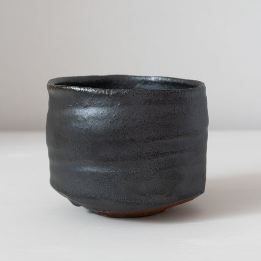明賀亘史　黒唐津茶碗