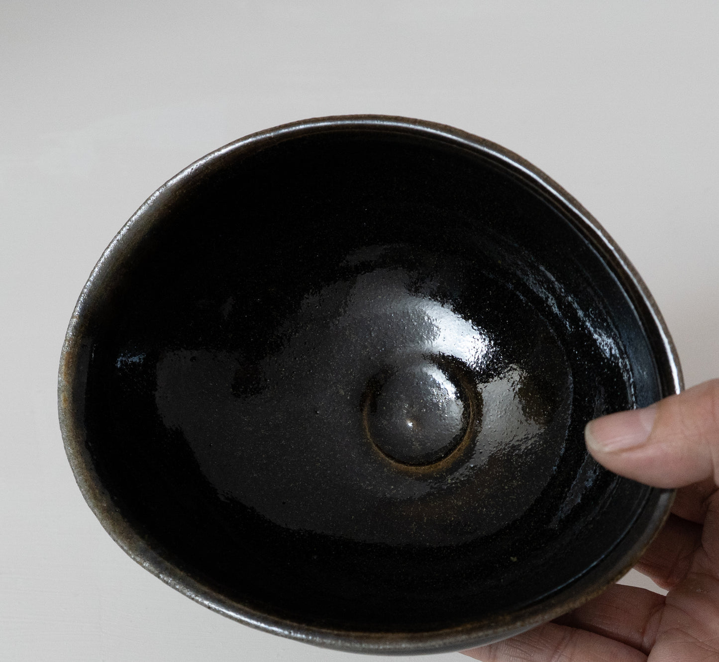 明賀亘史　黒唐津茶碗