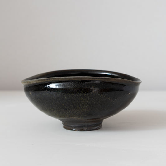 明賀亘史　黒唐津茶碗