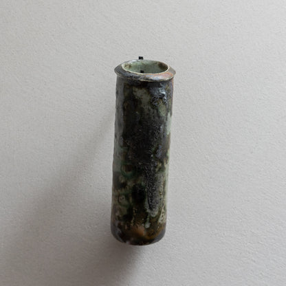 明賀亘史　絵唐津掛花入