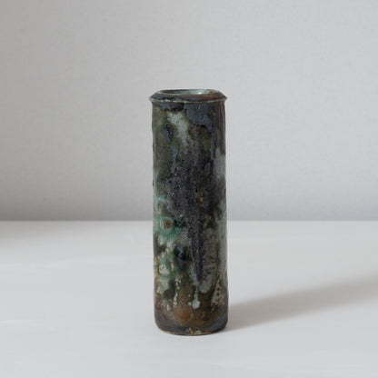 明賀亘史　絵唐津掛花入