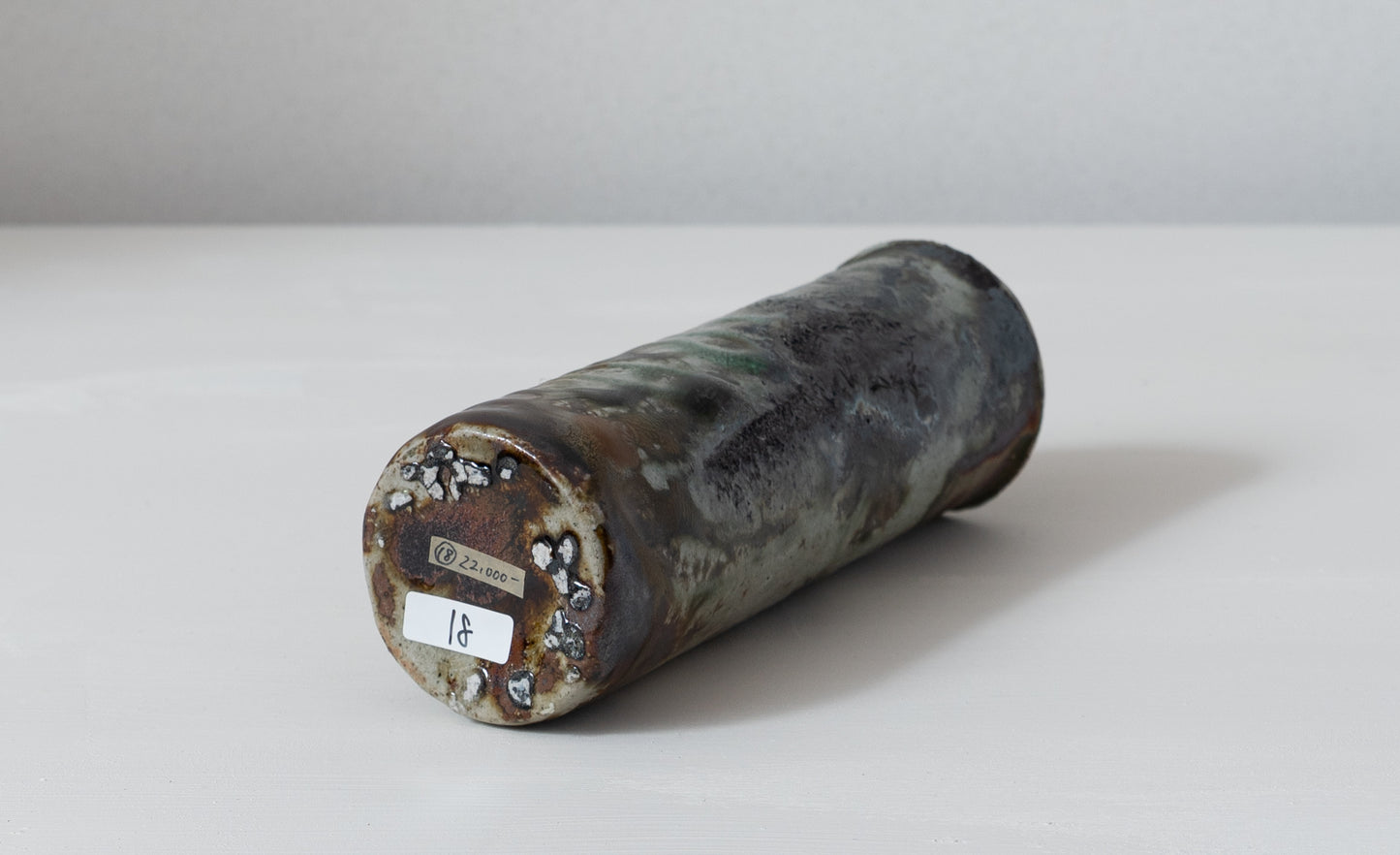 明賀亘史　絵唐津掛花入