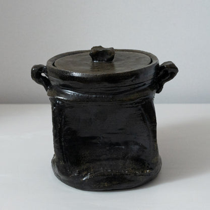 明賀亘史　黒唐津水指