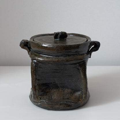 明賀亘史　黒唐津水指