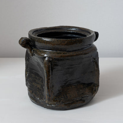 明賀亘史　黒唐津水指