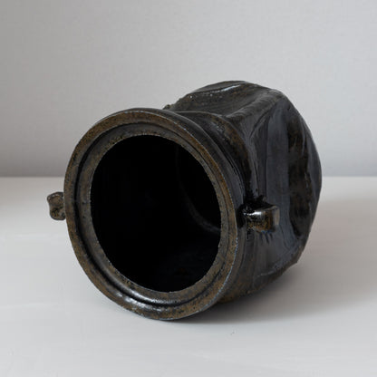 明賀亘史　黒唐津水指