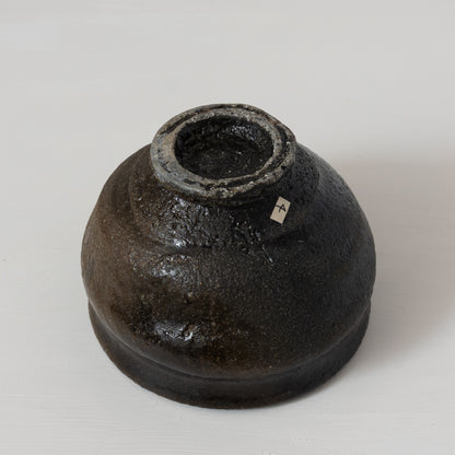 三藤るい　黒唐津茶碗
