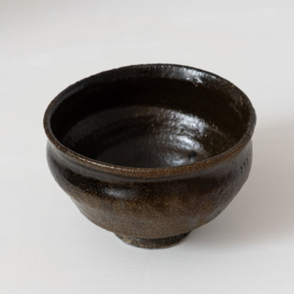 三藤るい　黒唐津茶碗