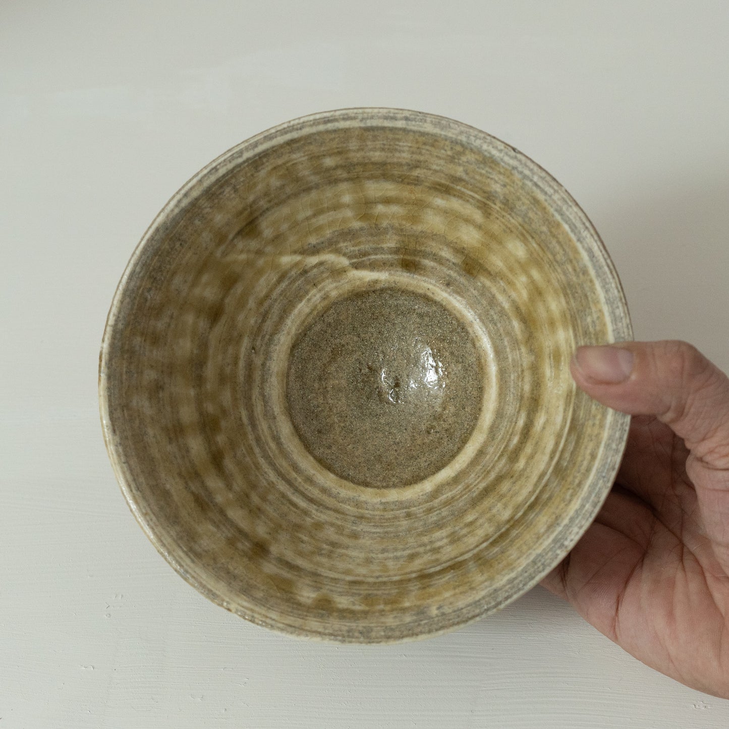 三藤るい　刷毛目茶碗