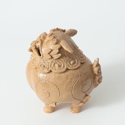 吉野桃李　萩獅子香炉