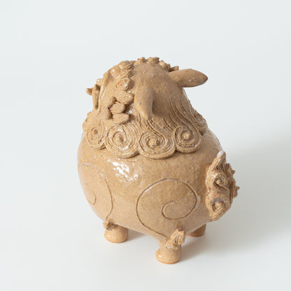 吉野桃李　萩獅子香炉