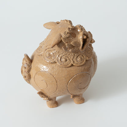 吉野桃李　萩獅子香炉