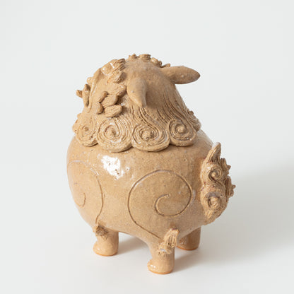 吉野桃李　萩獅子香炉