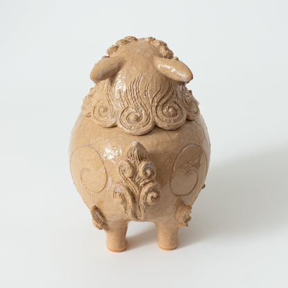 吉野桃李　萩獅子香炉