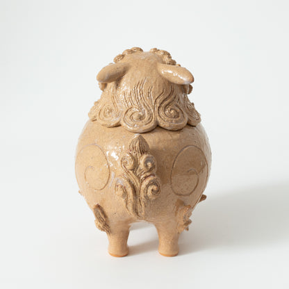吉野桃李　萩獅子香炉